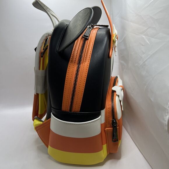 NWT Loungefly Minnie Mouse Candy Corn Glow In The Dark Mini Backpack main image 12